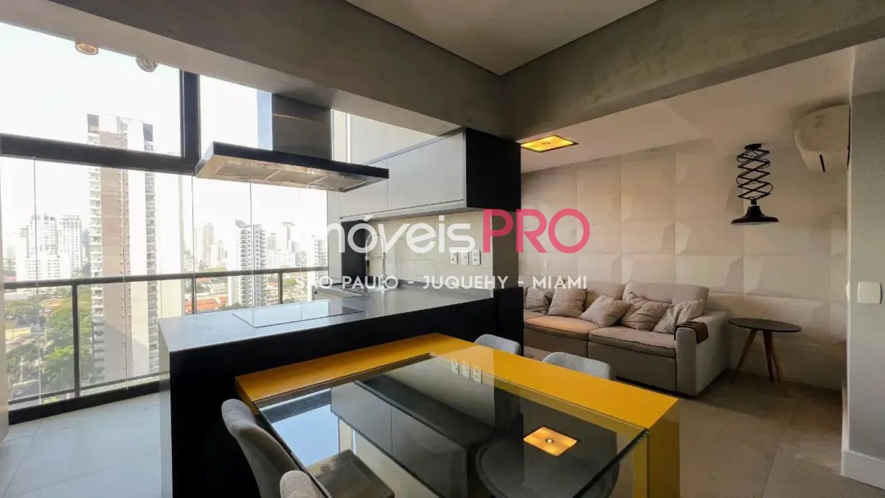 Apto mobiliado de 70m2 com 1 suite e 1 vaga no Vila Olimpia - Foto 2