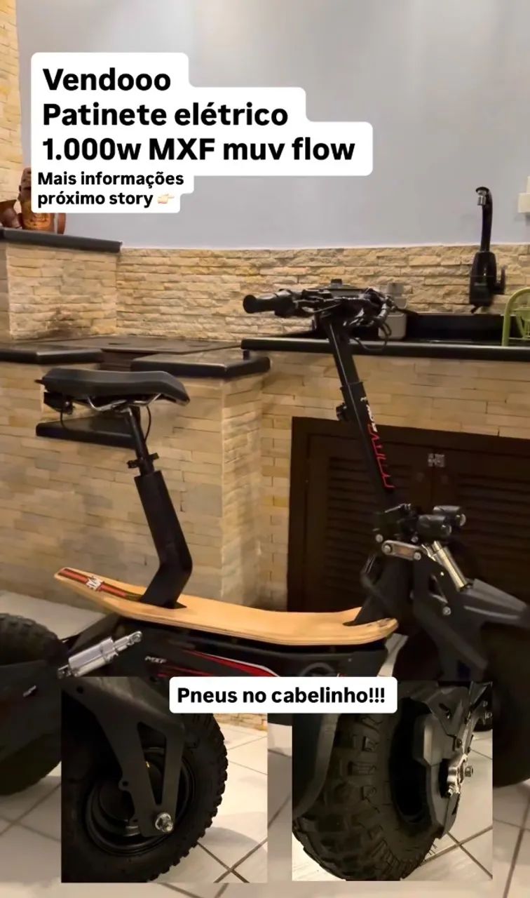 PATINETE SCOOTER Elétrica MXF MUV FLOW 1000W 48V 
