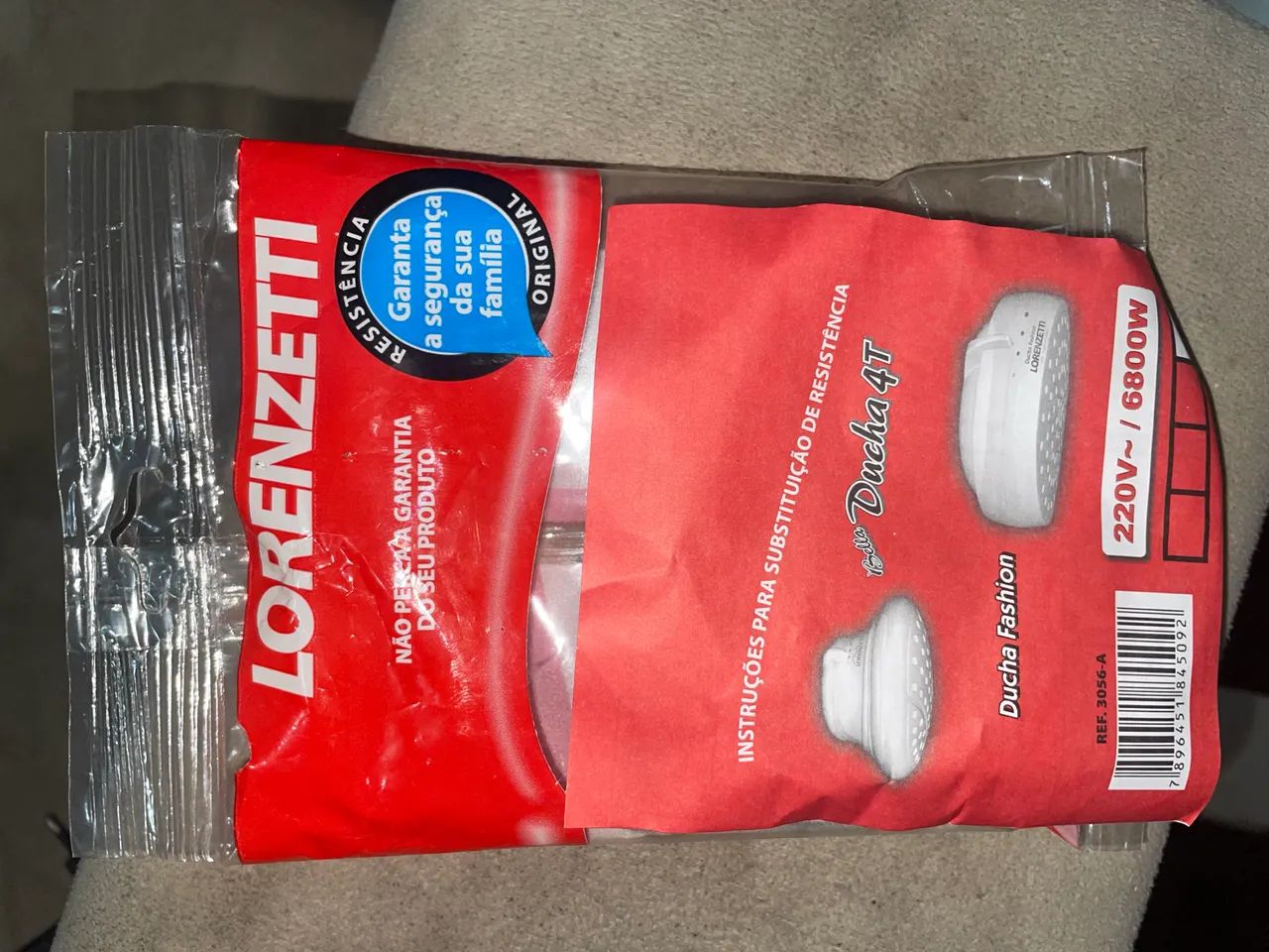 RESISTÊNCIA DE CHUVEIRO DUCHA FASHION E BELLA DUCHA 4T