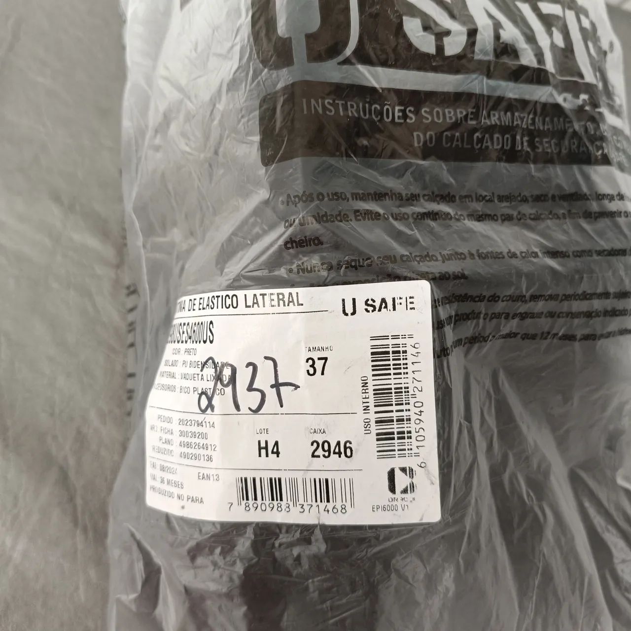 Botina De Segurança Fujiwara Usafe Com Bico De Aço Epi<br> - Foto 4