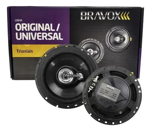 Par Alto Falante Bravox 6 Polegadas Tr6u 60w 4 Ohms