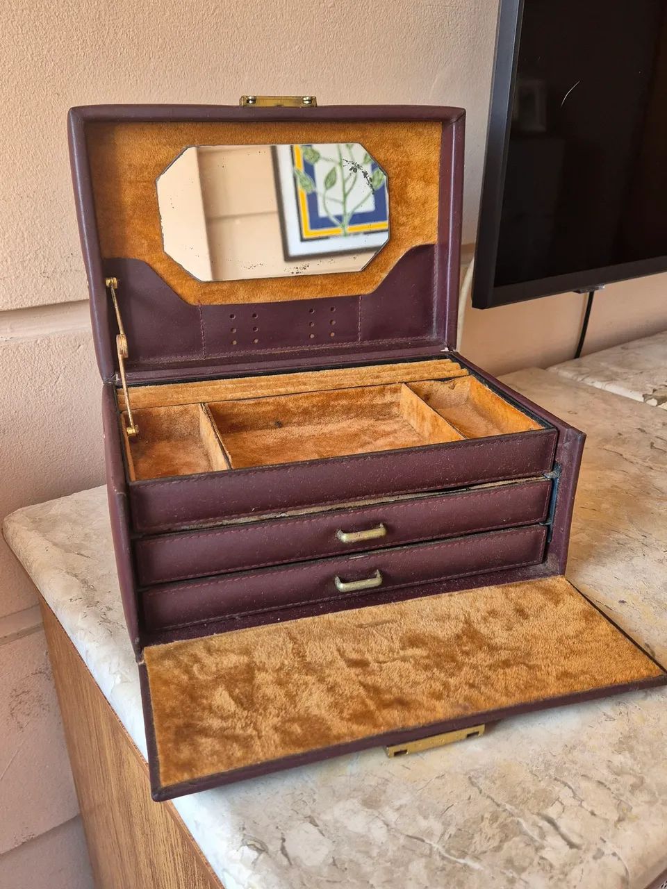 porta joias vintage