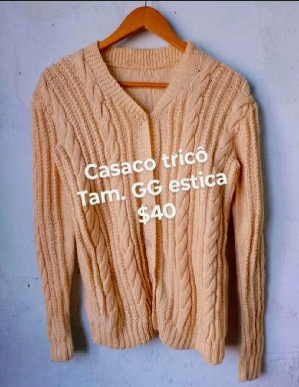 Casaco de tricô 