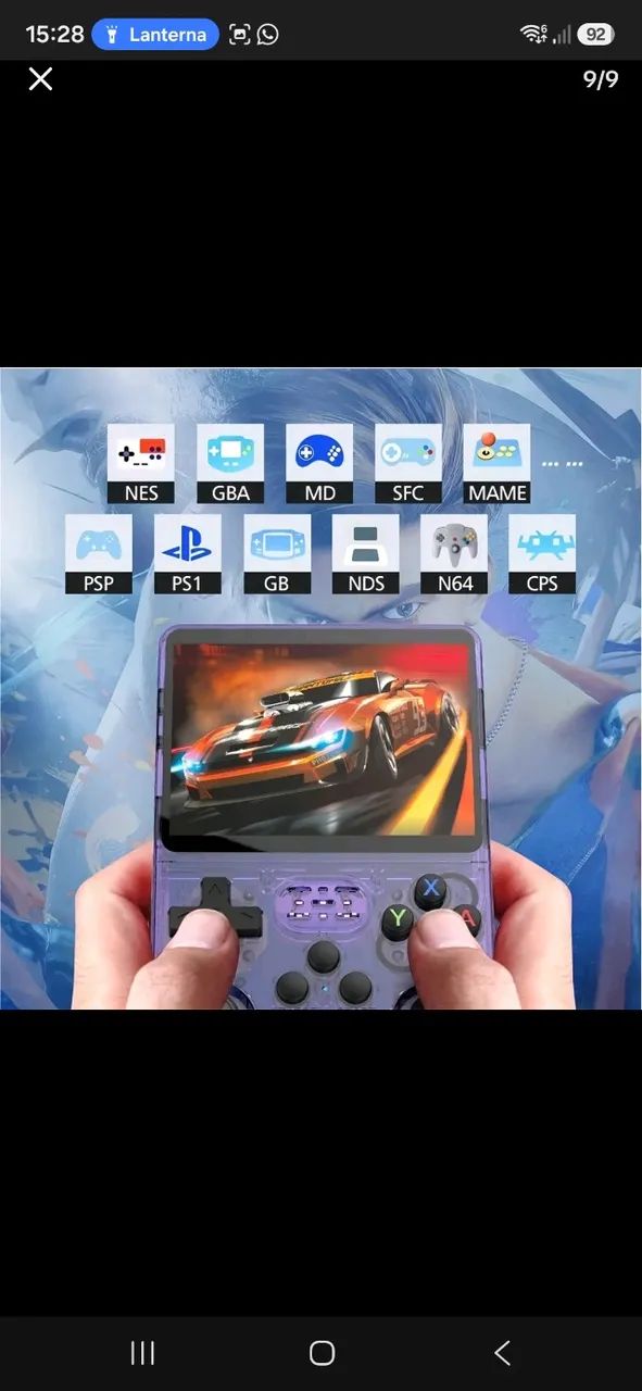 Console Portátil Retro com 15.000 Jogos - Tela IPS de 3.5 Polegadas, 64GB. - Foto 4