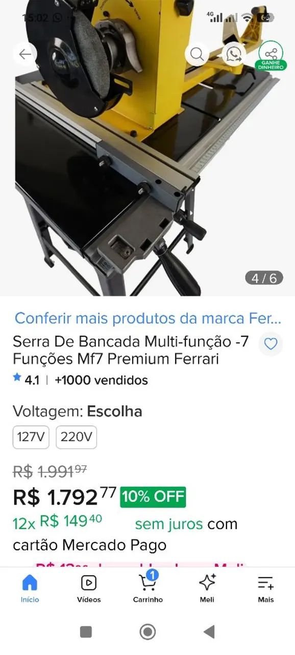 bancada de serra - Foto 2