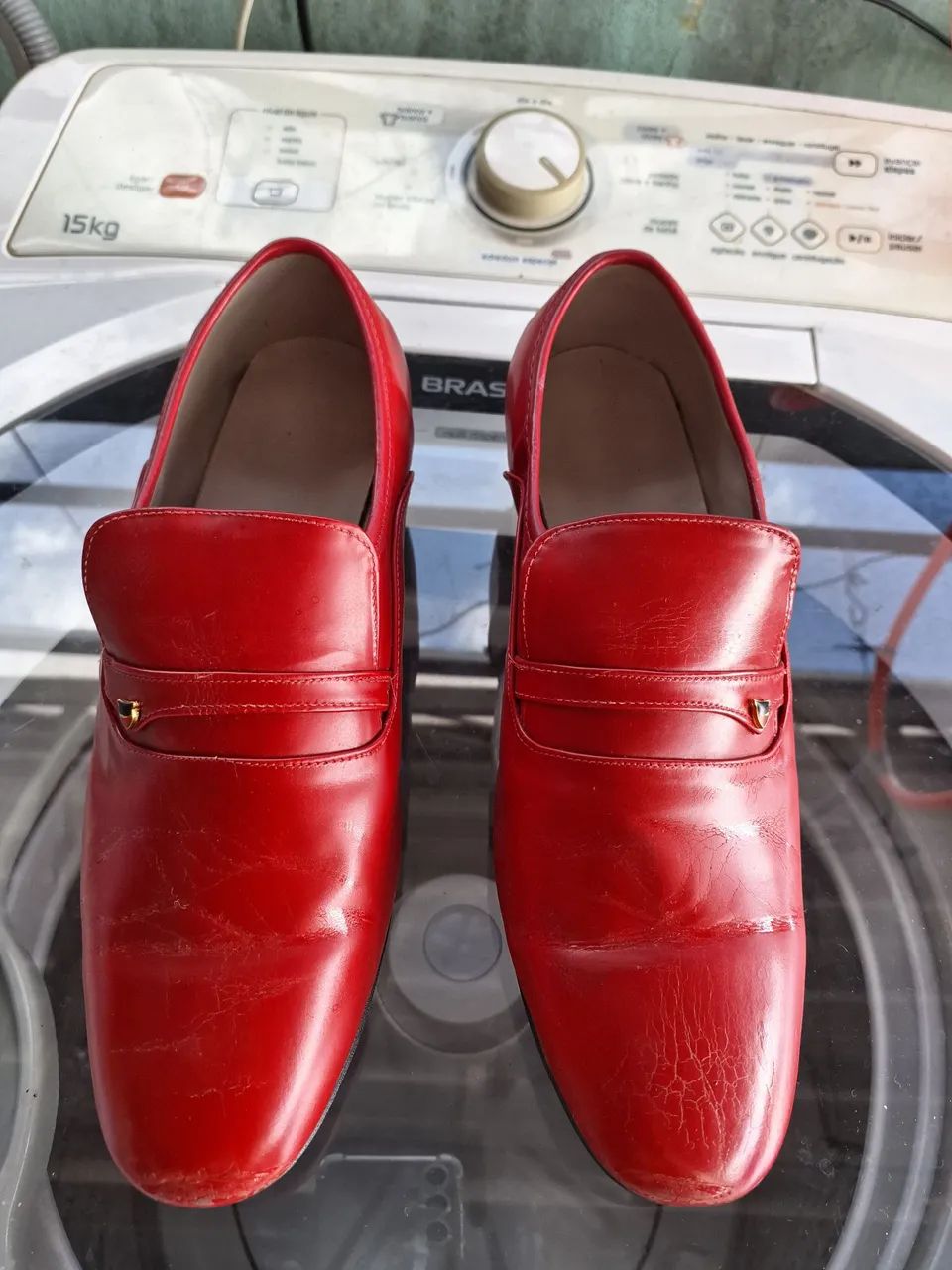 Sapato Social Vermelho no. 43 - Foto 5