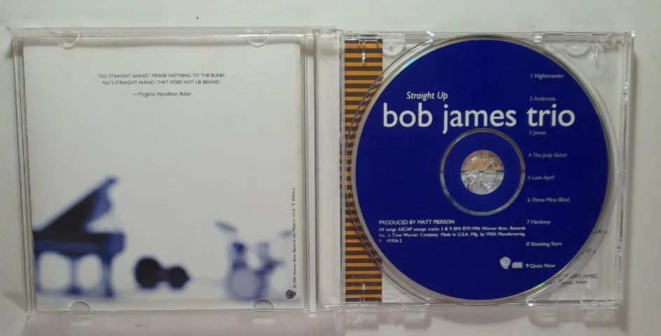 Cd Bob James Trio, Straight Up. Importado, seminovo. - Foto 2