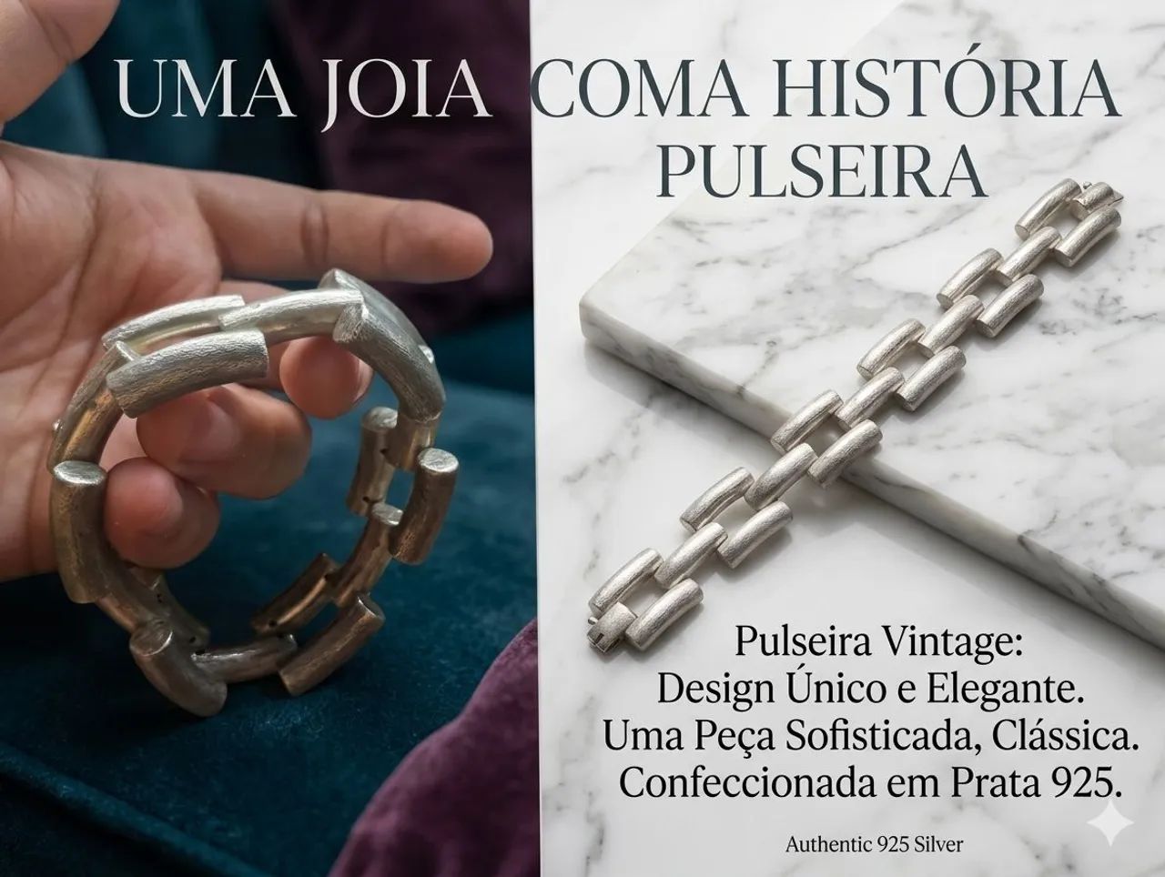 Pulseira em prata 