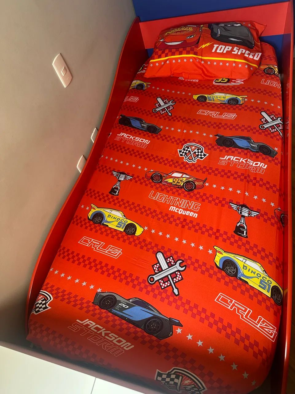Cama Infantil Carro McQueen sem Colchão  - Foto 5