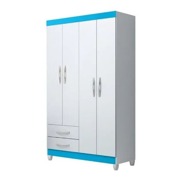 Guarda Roupa Âmbar 4P 2G- SUPER OFERTA!