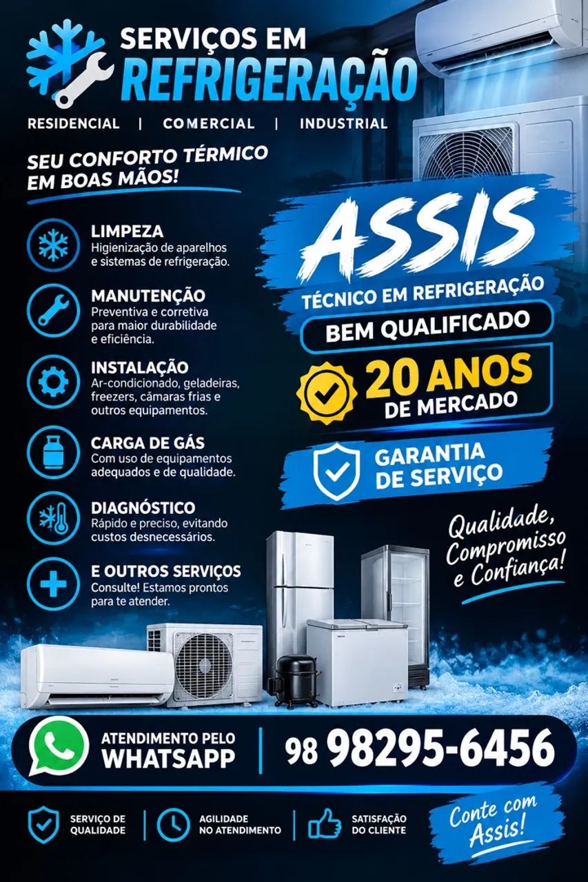 *serviços de gerais em refrigeração 