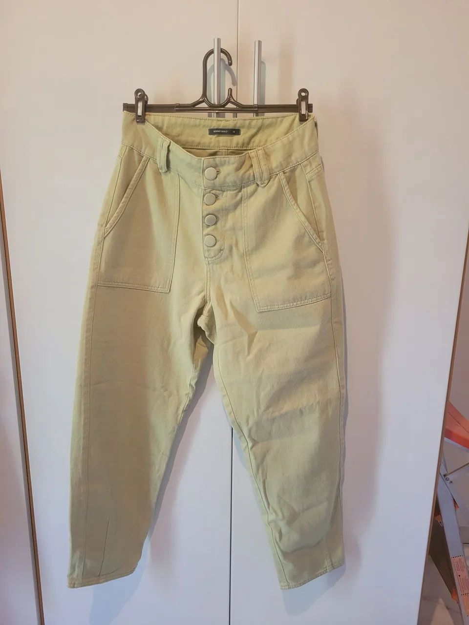 Calça sarja Marfino Renner tam 38 verde
