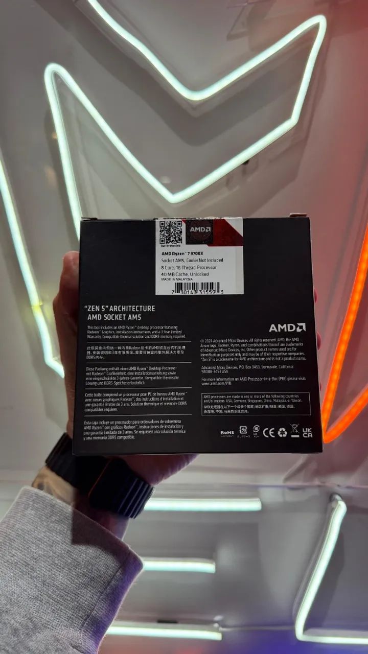 Ryzen 7 9700X AM5 - Foto 2