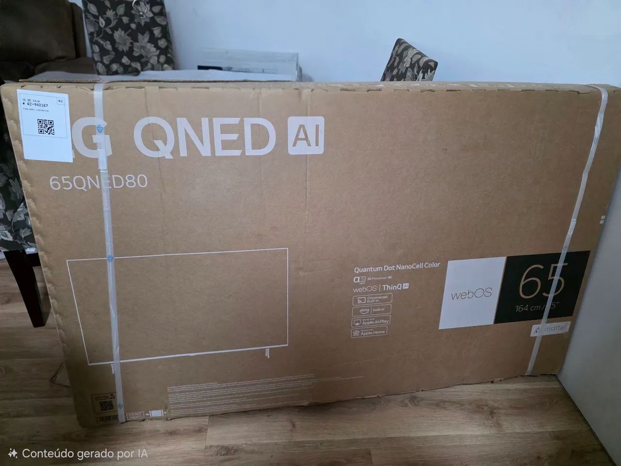 Smart tv lg qned 65 polegadas