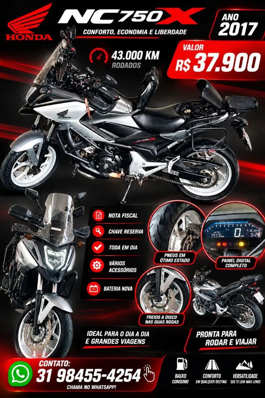 OPORTUNIDADE NC750 x