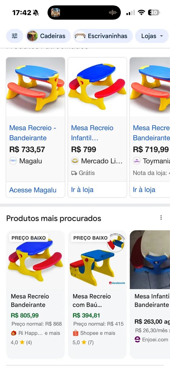 Mesa infantil bandeirante - Foto 2