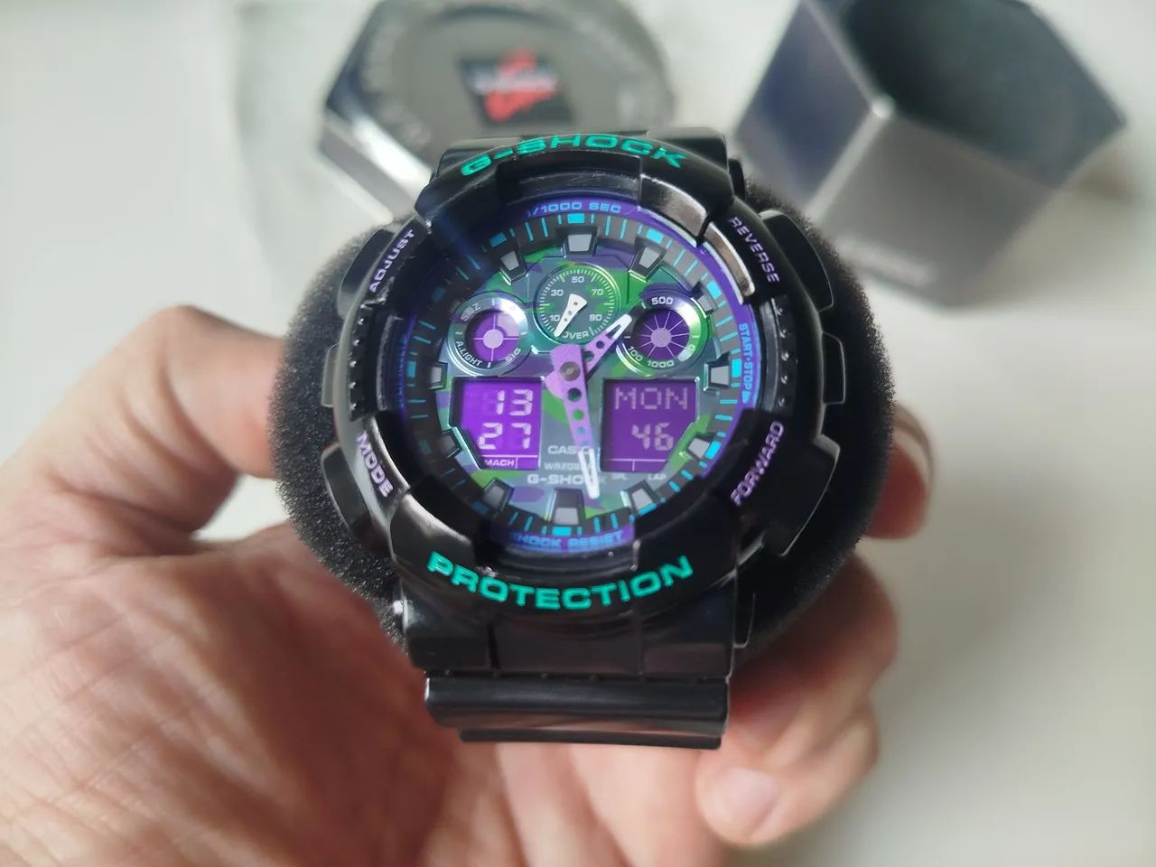Relógio Casio G-Shock GA-100BL Frete grátis 