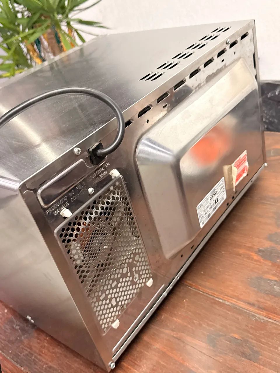 Microondas Eletrolux inox c/defeito. - Foto 3
