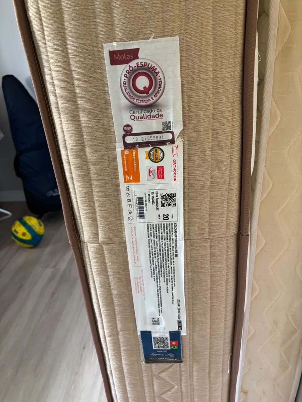 Vendo colchão queen série 555 da orthocrin - Foto 4