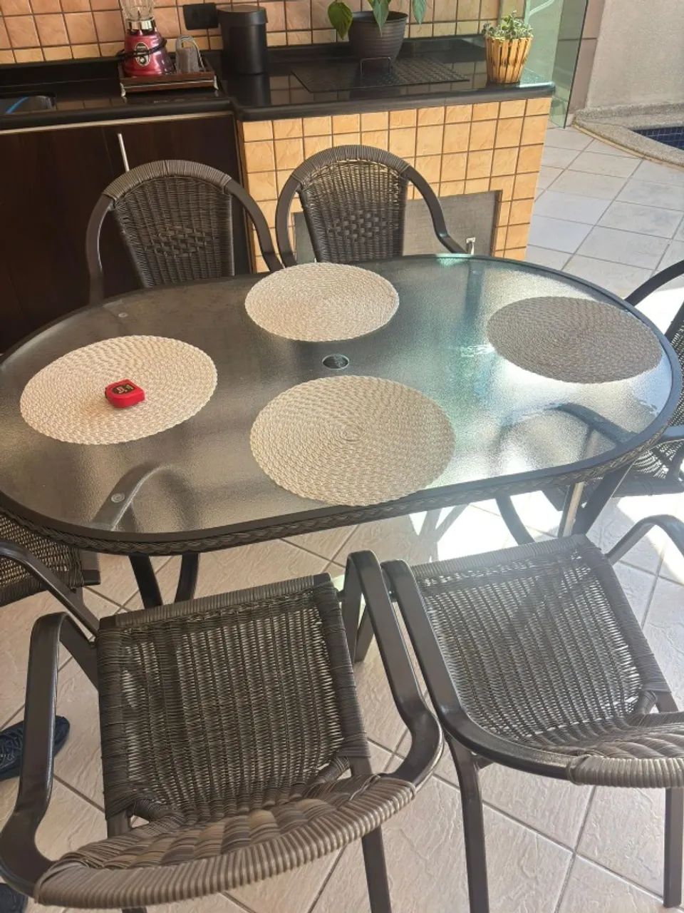 Mesa Varanda Gourmet vidro - Foto 5