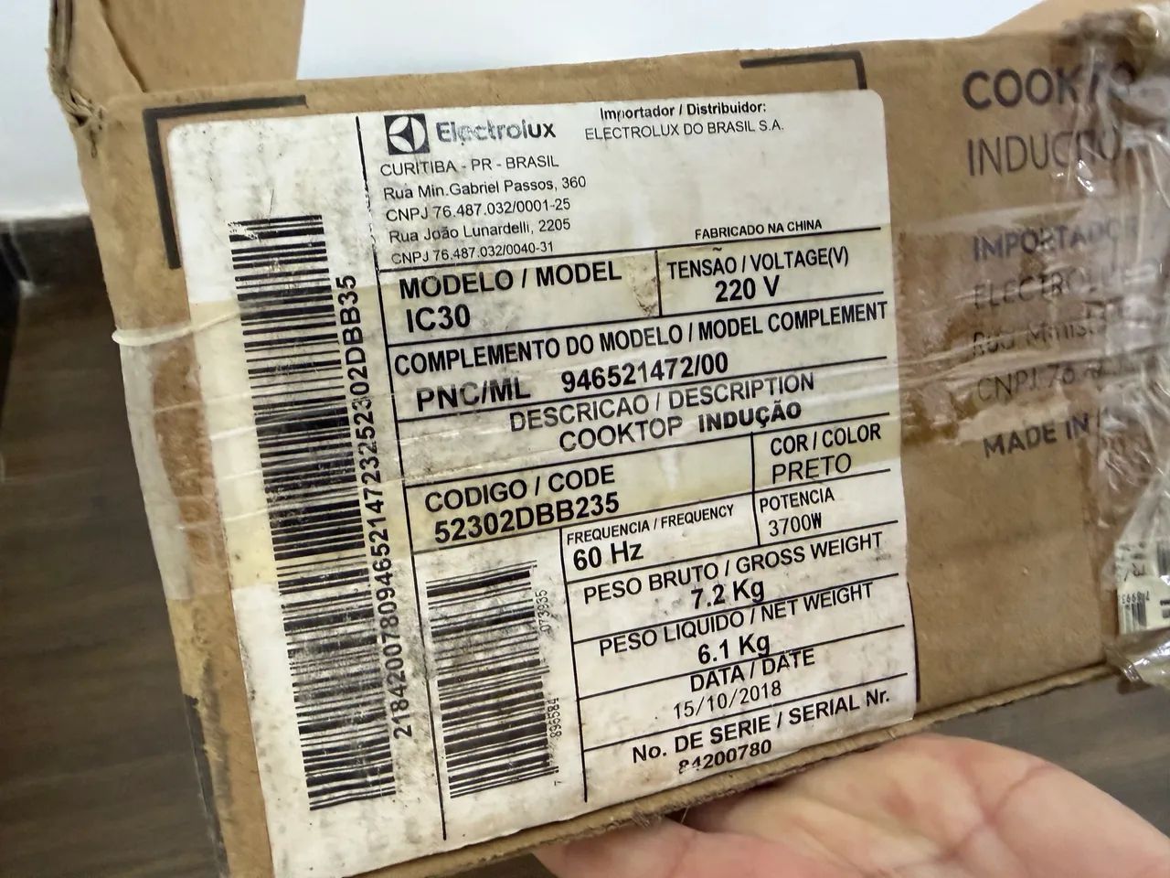Cooktop Eletrolux duas bocas 