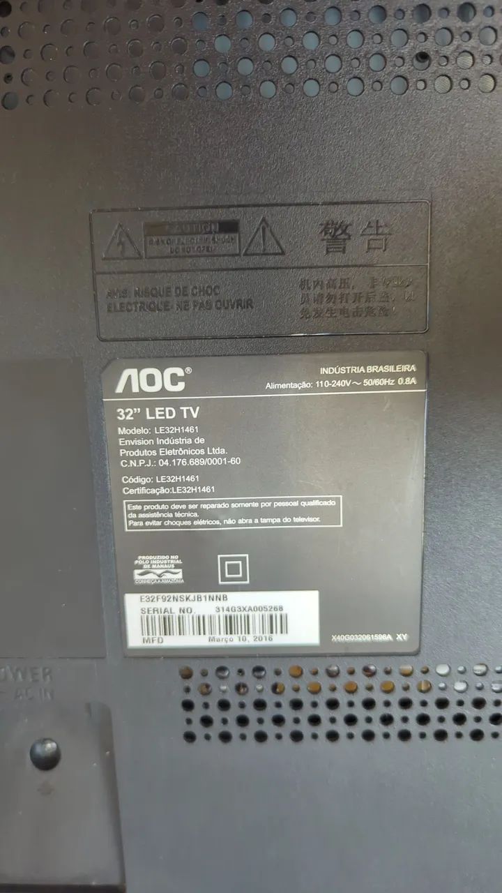 TV 32 polegadas AOC  - Foto 2