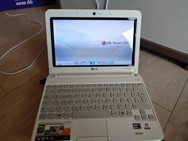 Netbook LG X140 Intel Atom 1.83GHz 2GB RAM Windows 7 Funcionando Perfeitamente