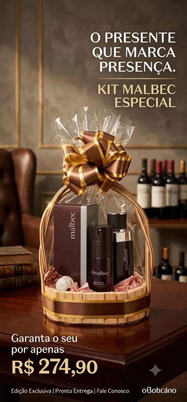  Kit Malbec Boticário