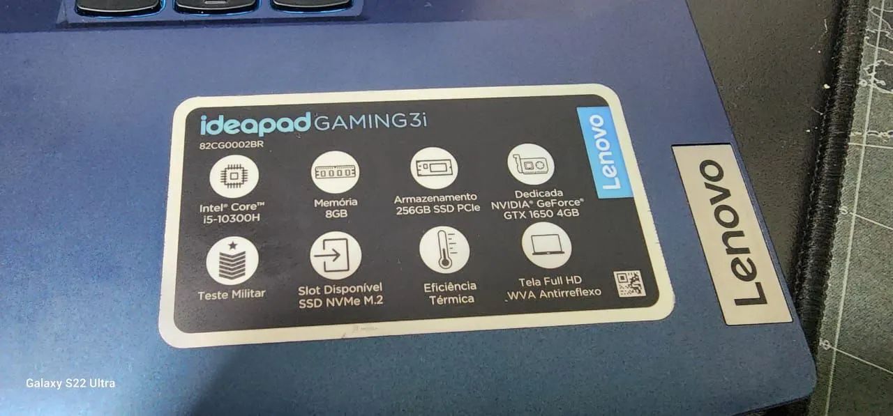 Notebook gamer Lenovo ideapad gamer 3i - Foto 4