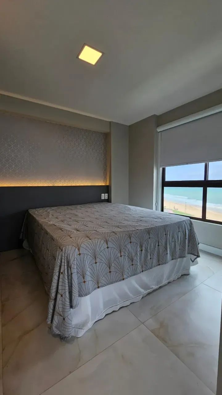 Alugo Apto com 141 m² a beira mar com 3 suítes Mobiliado no Evolution - Foto 4