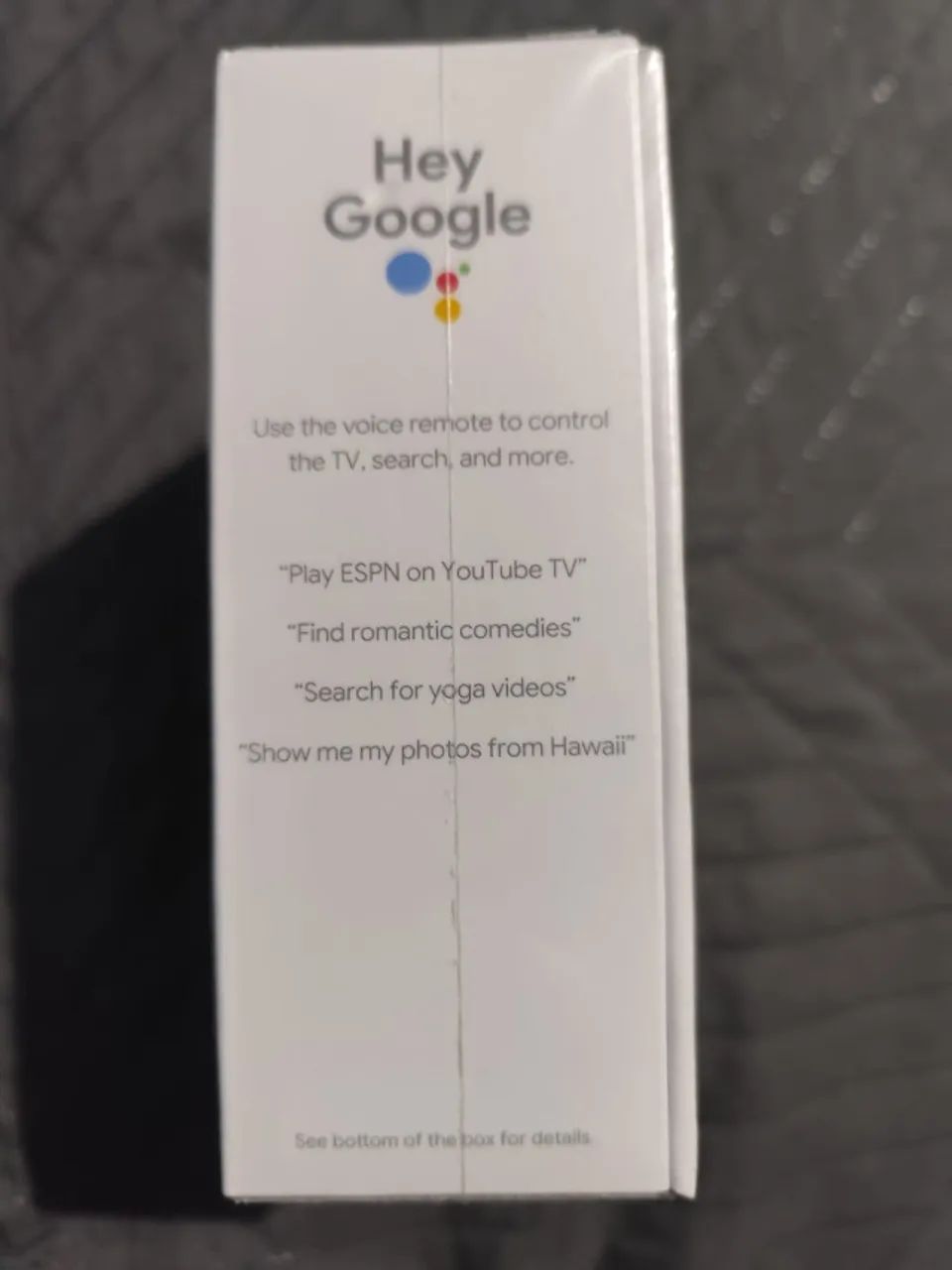 Google Chromecast 4ª geração de voz HD 8GB branco com 1.5GB - Foto 4