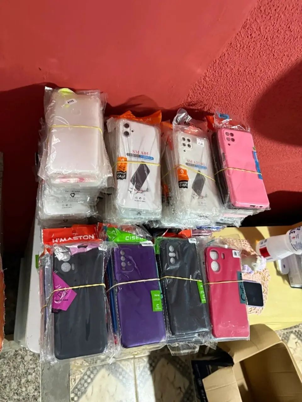 Lote de capas para celular