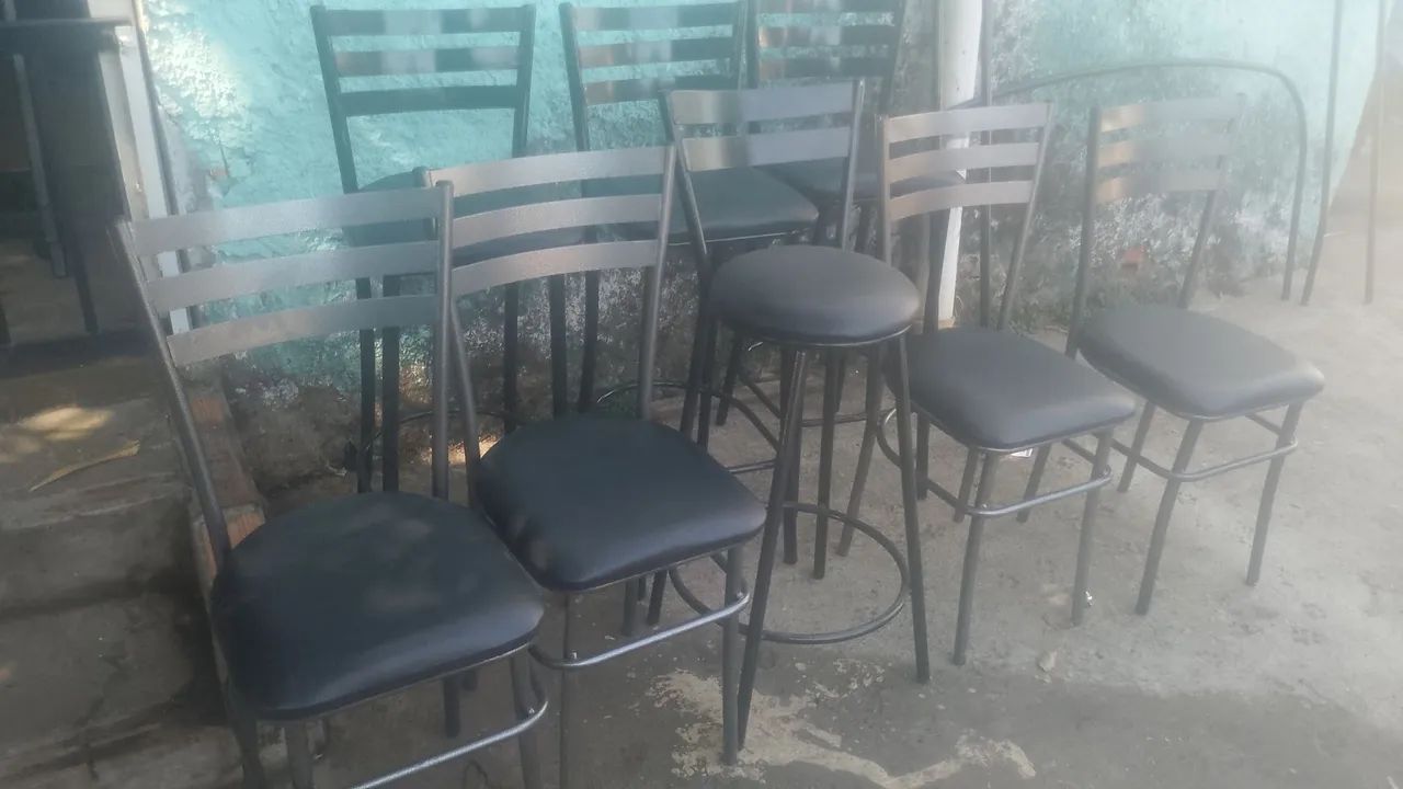 8 banquetas barato - Foto 2