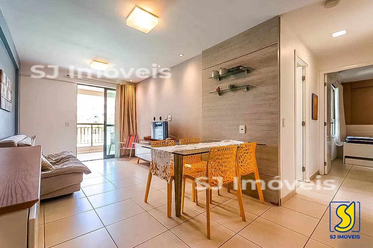 Apartamento mobiliado com 2 suítes e varanda gourmet no Porto das Dunas - Foto 3