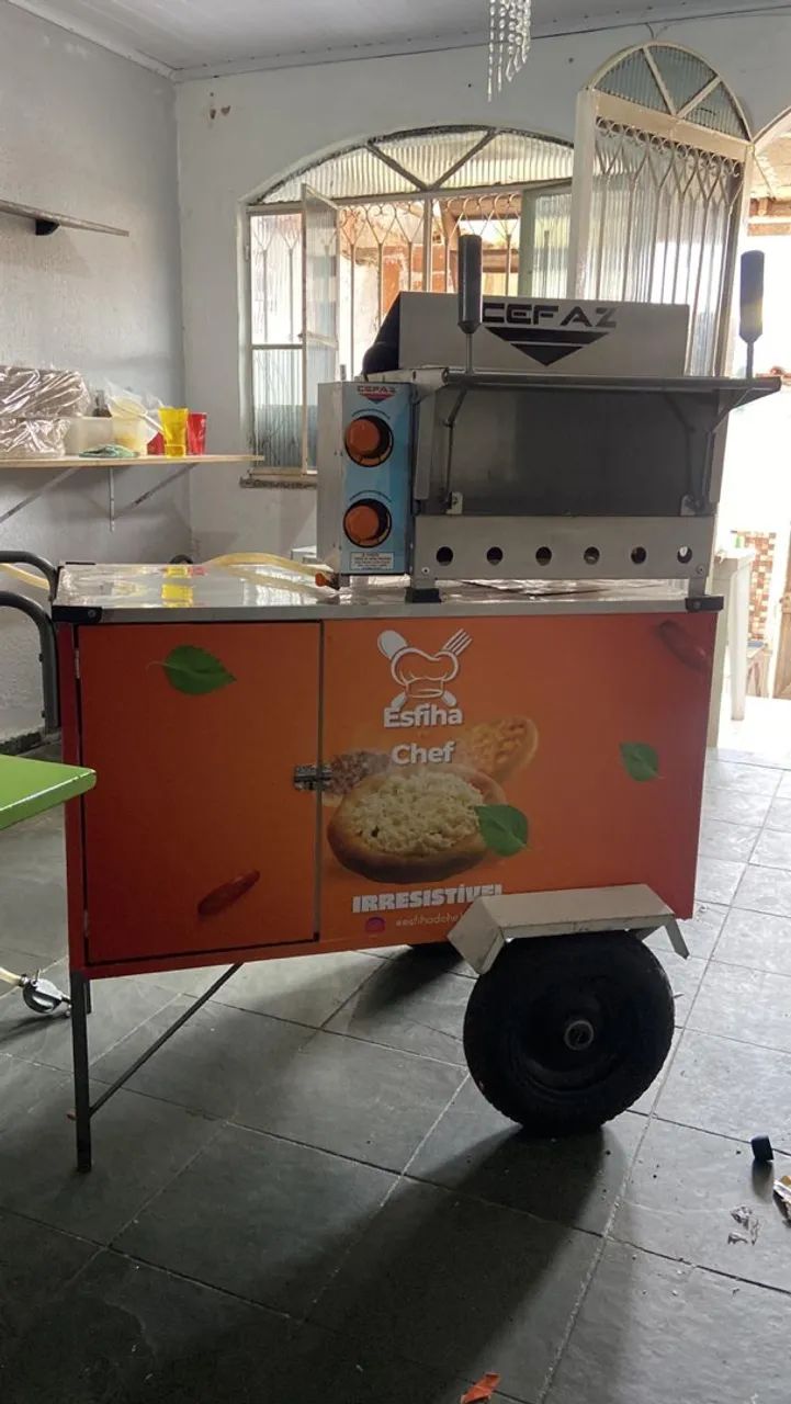 Carrinho de pizza 