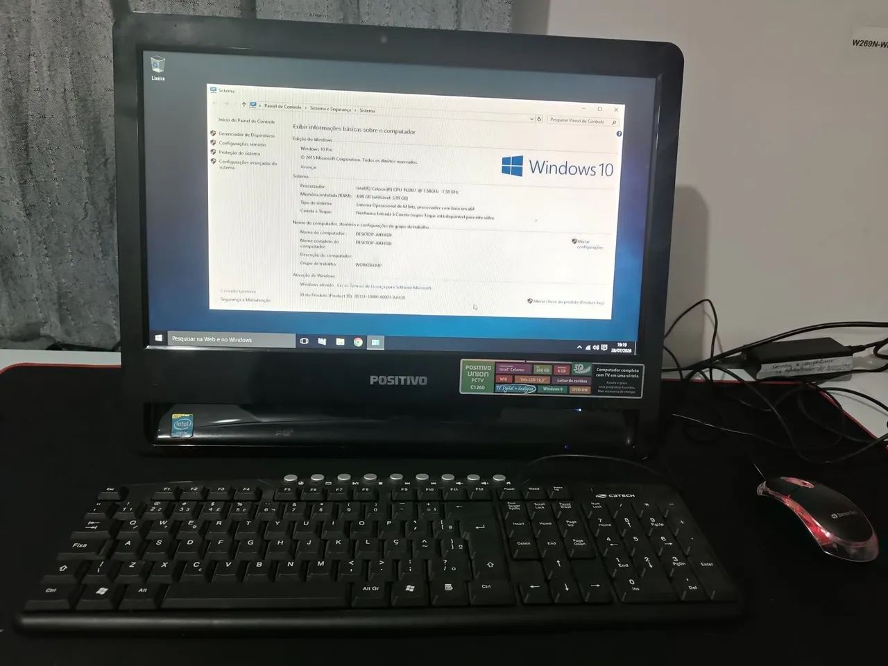 Positivo all in one - Windows 10