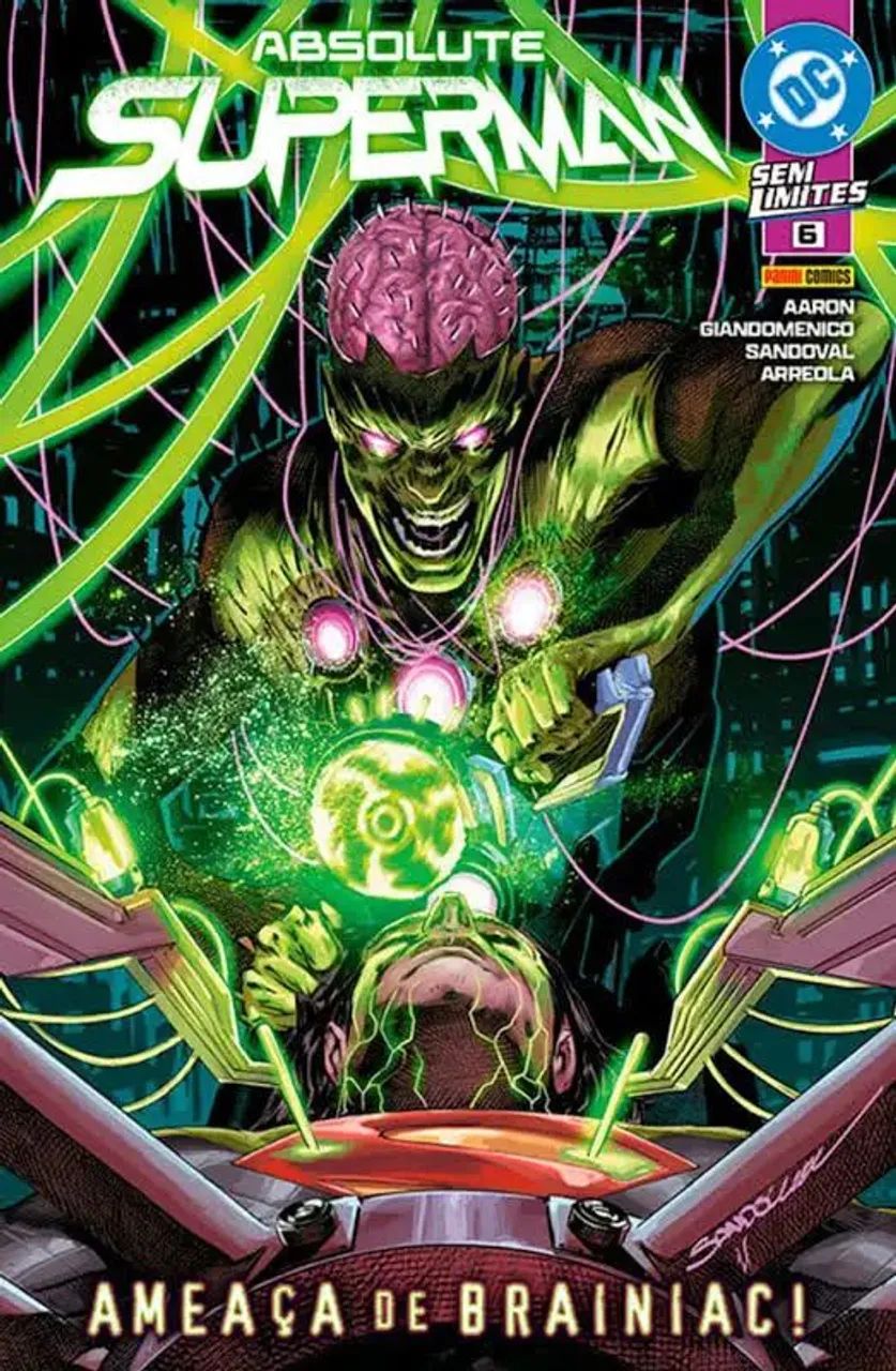 HQ Absolute Superman 6 Ameaça de Brainiac  - Foto 2