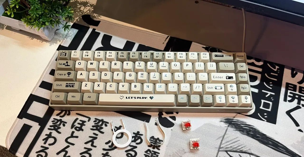 Teclado mecânico ak680 completo - Foto 2