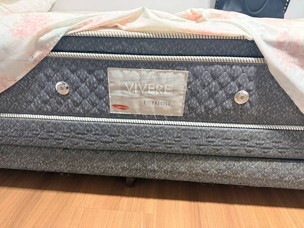  CAMA BOX DE SOLTEIRO + COLCHÃO 