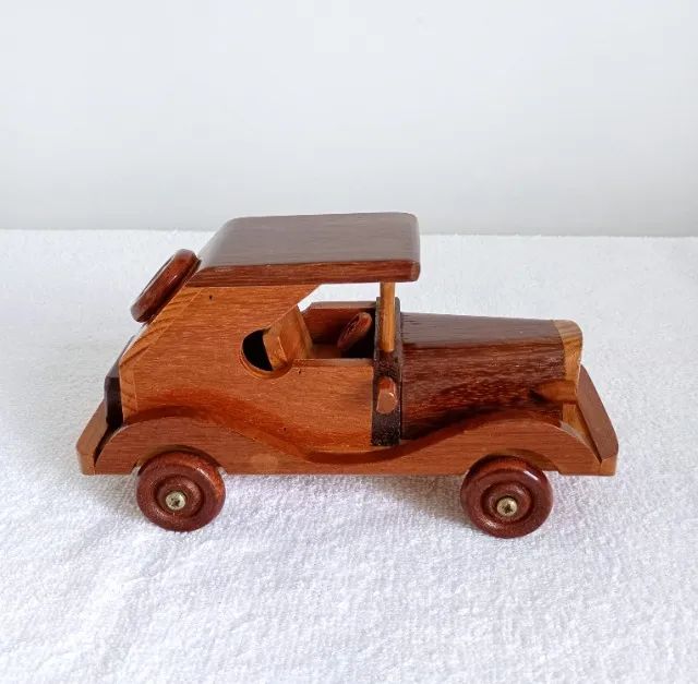 Carrinho de Madeira Artesanal - Foto 4