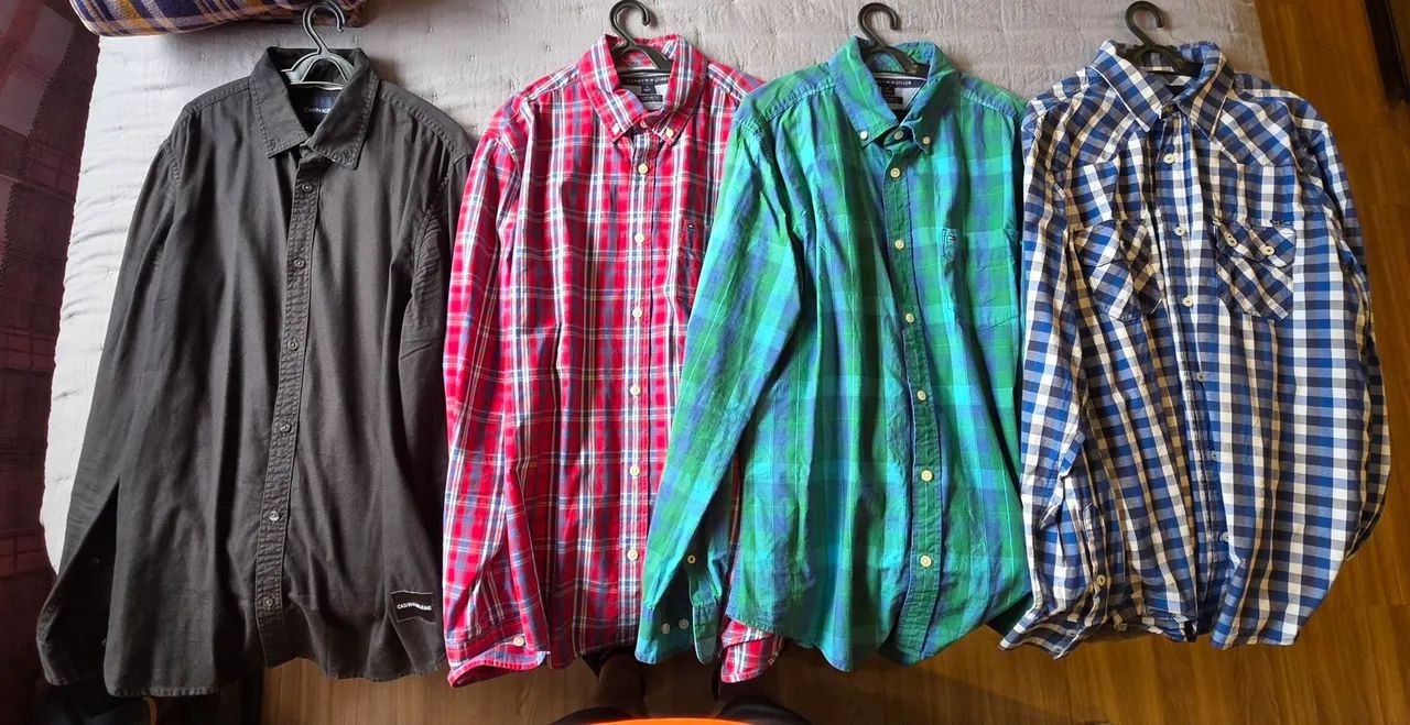 Camisas Tommy e Calvin Klein