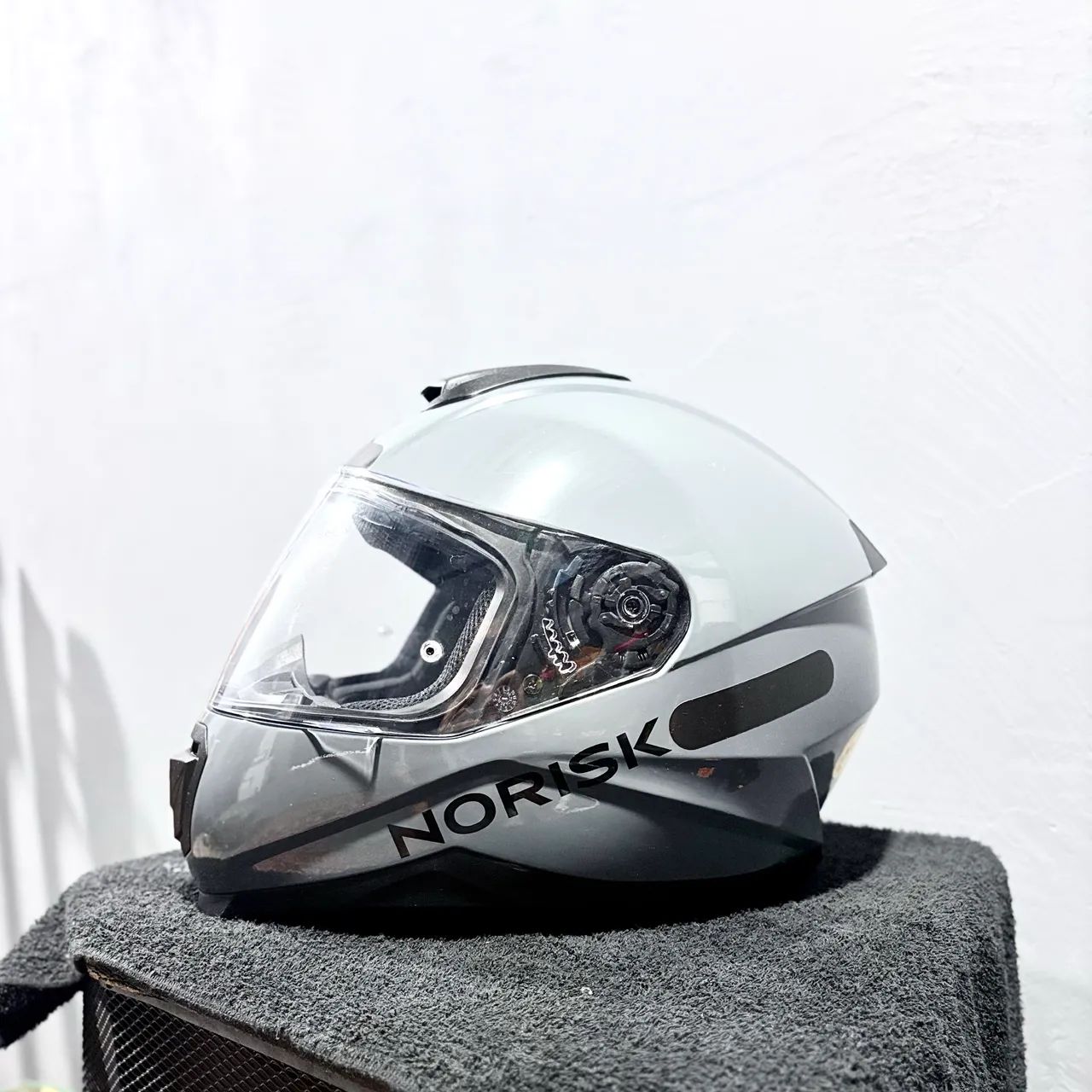 Capacete NoRisk Razor NardoCinza - Peças para motos - Alto