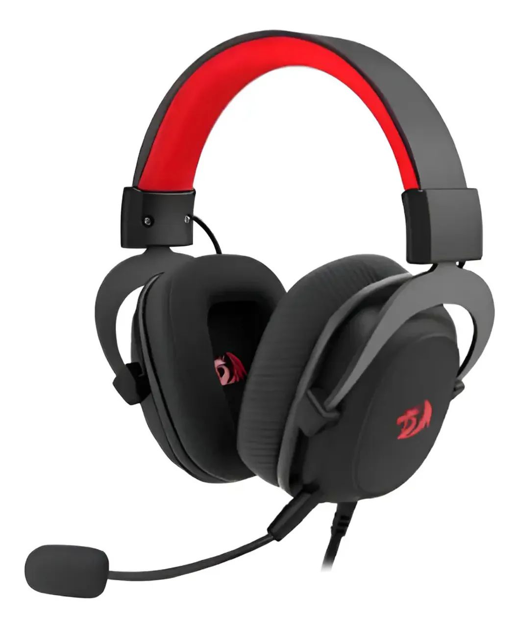 Headset Gamer Redragon Zeus Lite Preto Drivers 53mm com Microfone Removível - Foto 4
