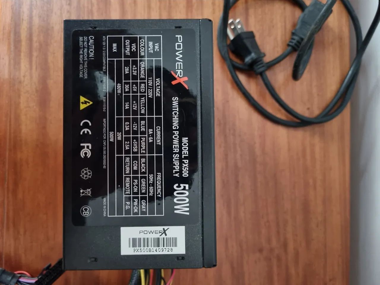 Fonte de PC PowerX 500w (defeito) - Foto 3