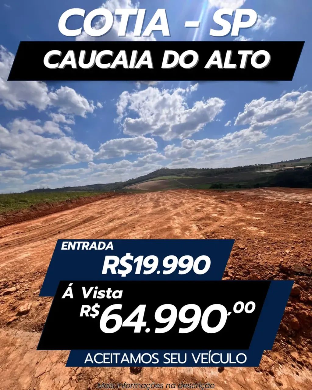 500M² PARA CONSTRUIR SUA CASA DE CAMPO