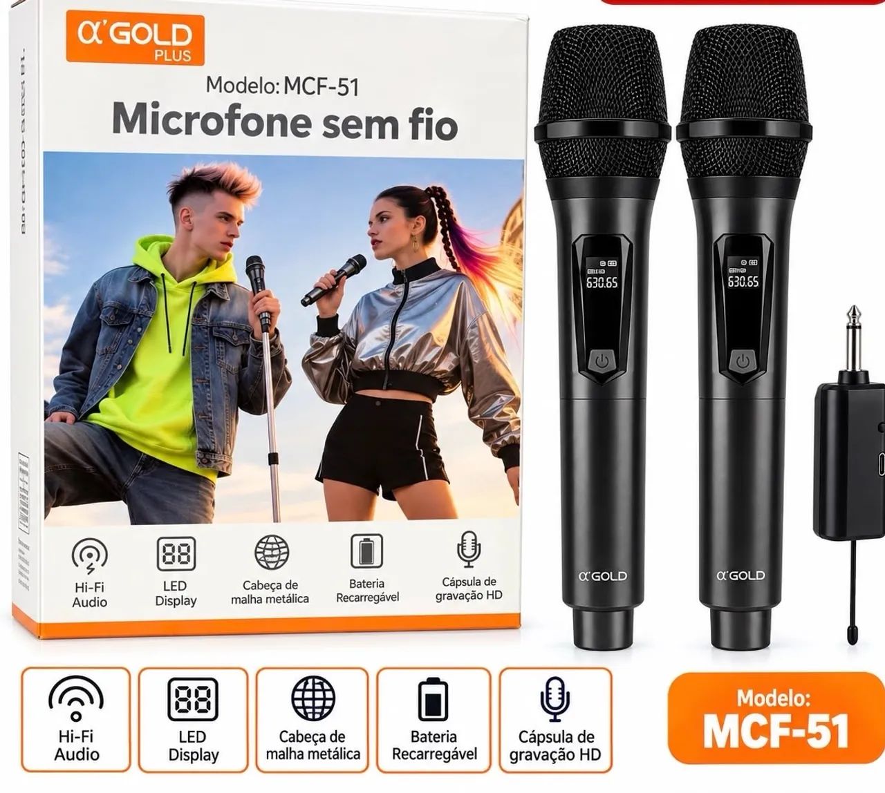 Microfone sem fio  - Foto 4