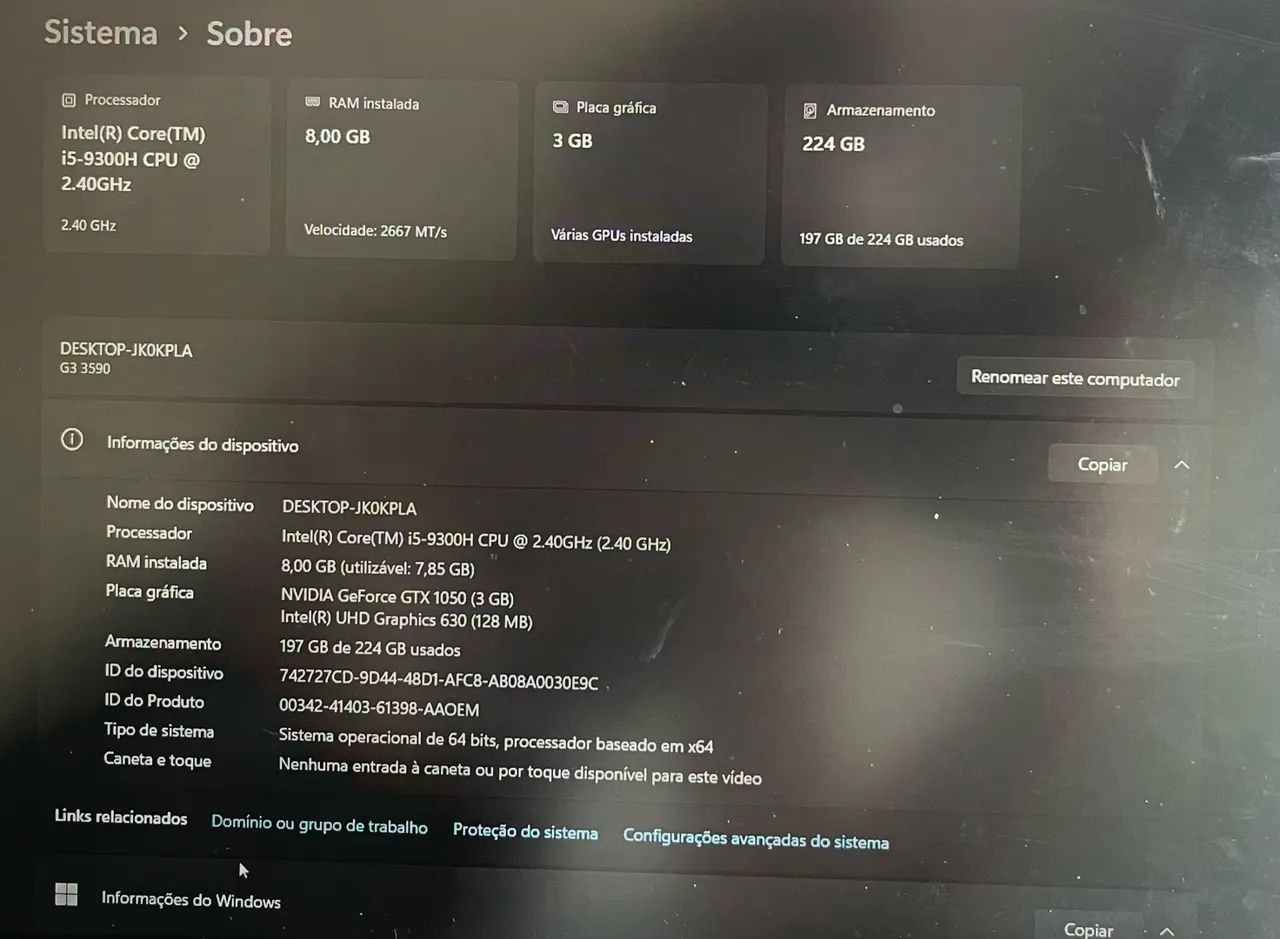 Vende-se notebook Dell G3 3590 - Foto 5