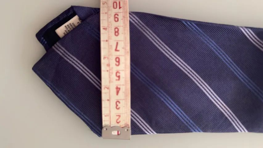 Gravata Burberry azul original  - Foto 3
