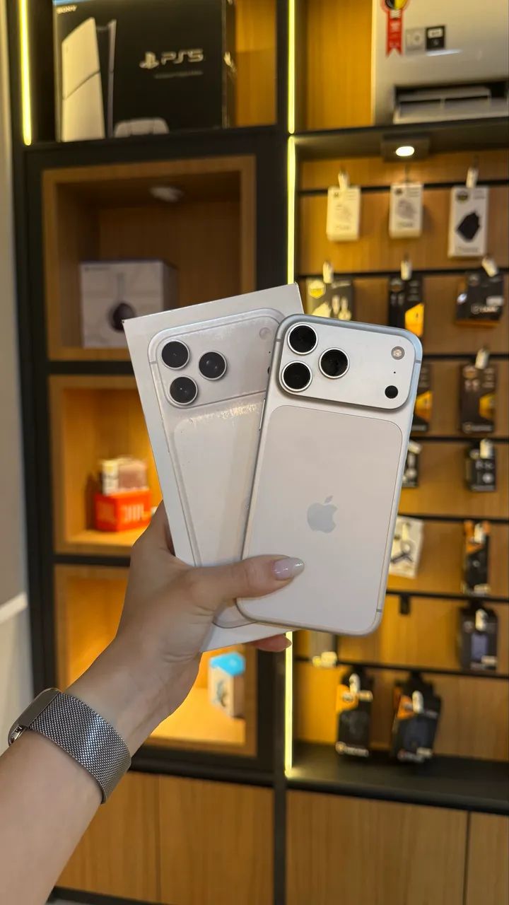 iPhone 17 Pro Max 256GB prata em perfeitas condições !