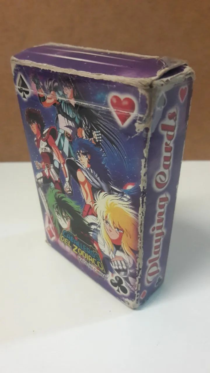 Os Cavaleiros do Zodíaco 52 playing cards - R$ 50 - Hobbies e